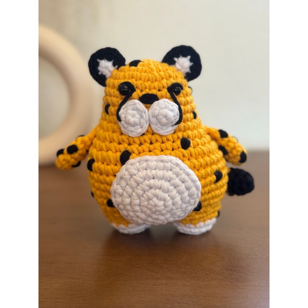 *Pre-Made Plushie* The Woobles Suri the Cheetah Large Collectible Crochet Animal